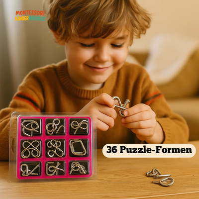 Metallpuzzle für Kinder – Montessori Denksport Spielzeug