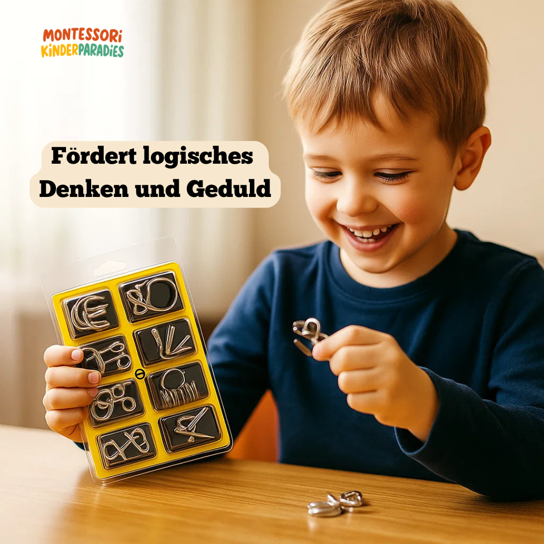Metallpuzzle für Kinder – Montessori Denksport Spielzeug