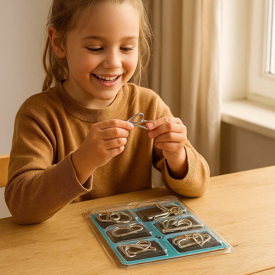 Metallpuzzle für Kinder – Montessori Denksport Spielzeug