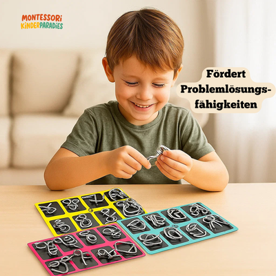 Metallpuzzle für Kinder – Montessori Denksport Spielzeug