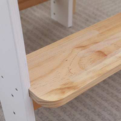 Höhenverstellbarer Montessori Lernturm aus Holz für Kinder – Sicheres Lernen mit rutschfester Oberfläche und stabiler Konstruktion 5