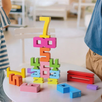 Holz Lernspielzeug Ab 3 Jahren – Kreative Puzzles und Stapelspielzeug für Kinder zur Förderung der Motorik und Kognitiven Fähigkeiten 2