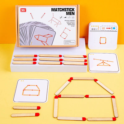 Kreatives Denk-Match-Puzzle für Kinder – Logisches Denkspiel zur Förderung der Konzentration, 20 Teile, Umweltfreundlicher Kunststoff, Bunt 2
