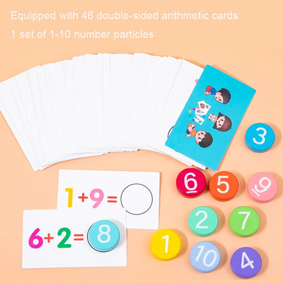 Mathematik-Früherziehungsspielzeug für Kinder – Zahlenerkennung, Addition und Subtraktion, Umweltfreundlicher Kunststoff, Bunt, Ab 3 Jahren 6