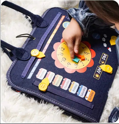 Montessori Busy Board für Kinder ab 1 Jahr – Holzspielzeug zur Förderung von Feinmotorik und Selbstständigkeit, für 1-4 Jahre 2