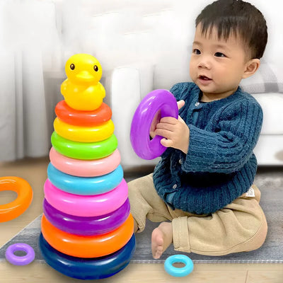 Montessori Rolling Ball Tower – Lernspielzeug für 1 bis 3 Jahre, Fördert Motorik und Hand-Augen-Koordination, Bunt und Sicher 0