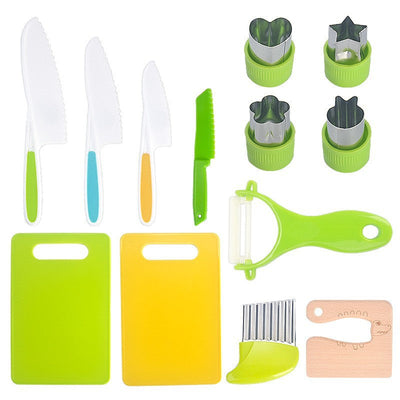 Sicheres Kinder Küchen Set mit Ergonomischen Kochwerkzeugen – Ungiftige Materialien für kleine Gourmetköche ab 3 Jahren 5